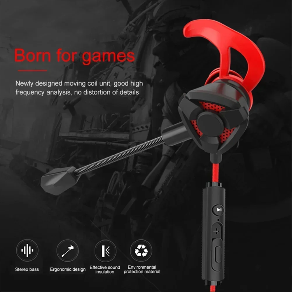 Pc Gaming Earbuds - Zestaw słuchawkowy dla graczy słuchawki przewodowe