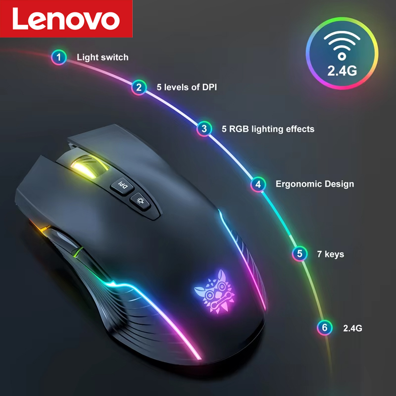 Pc Gaming Entry Level - Bezprzewodowa mysz gamingowa Lenovo CW905 z