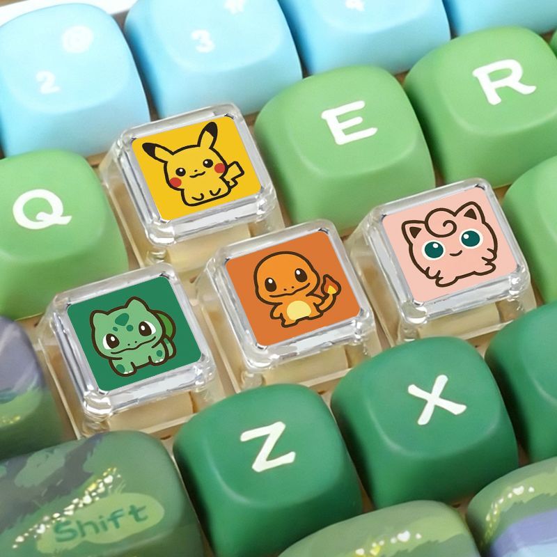 Custom Keycaps - Klawiatura mechaniczna Pokémon Cross Axle z