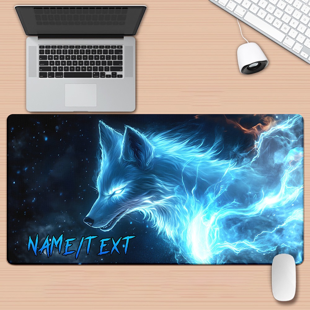 Pc Gaming Names - Personalizowana Mata Pod Mysz Magic Wolf