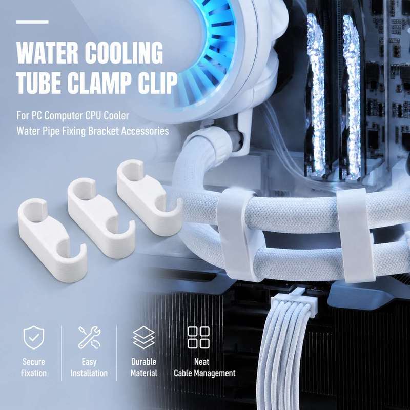 Pc Gaming Liquid Cooling - Klips mocujący do rurki chłodzenia wodnego