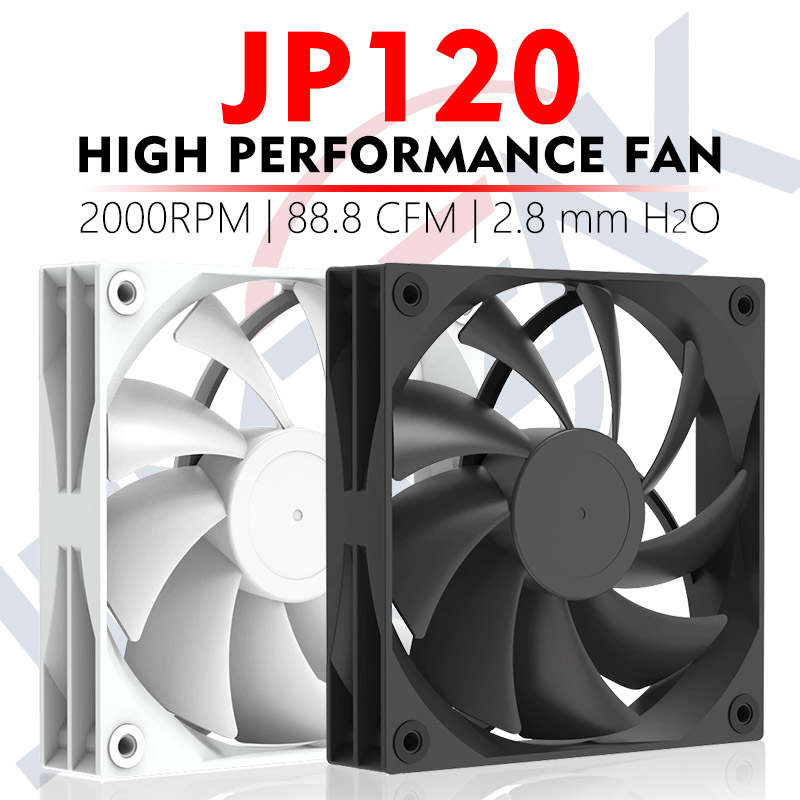 Pc Gaming Liquid Cooling - JUMPEAK JP120 Wentylator 120 mm 2000