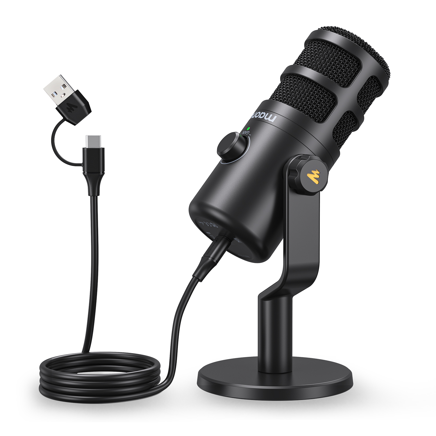 Gaming Microphone - Maono PD100U Mikrofon dynamiczny USB do
