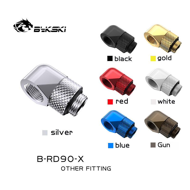 Pc Gaming Liquid Cooling - Bykski B-RD90-X Mosiężna obrotowa złączka kompresyjna