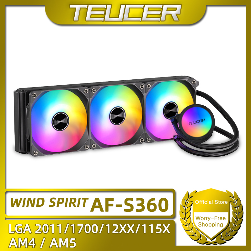 Pc Gaming Liquid Cooling - TEUCER AF-S360 Chłodnica wodna procesora LGA