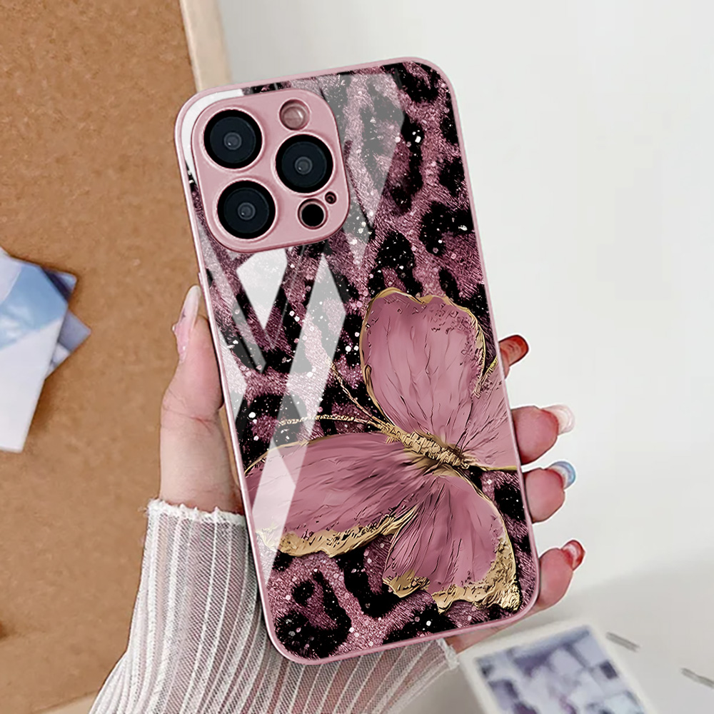 Pc Case Tempered Glass - Etui na telefon z motywem motyla