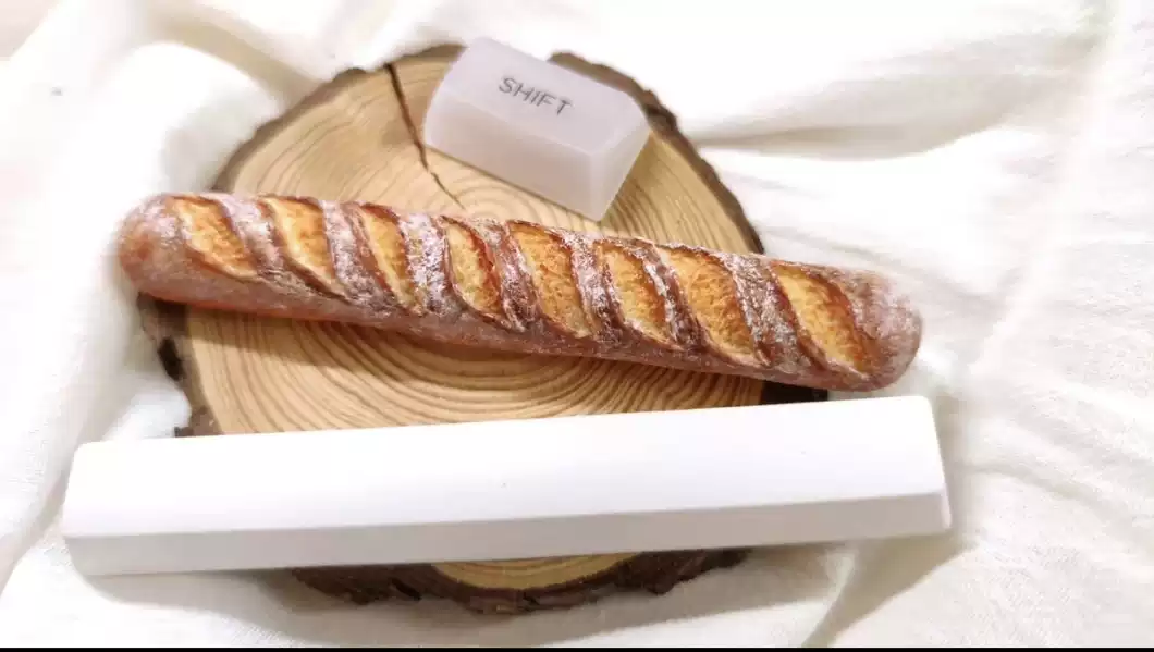 Custom Keycaps - Klawisz Baguette Food Artisan Spacebar -