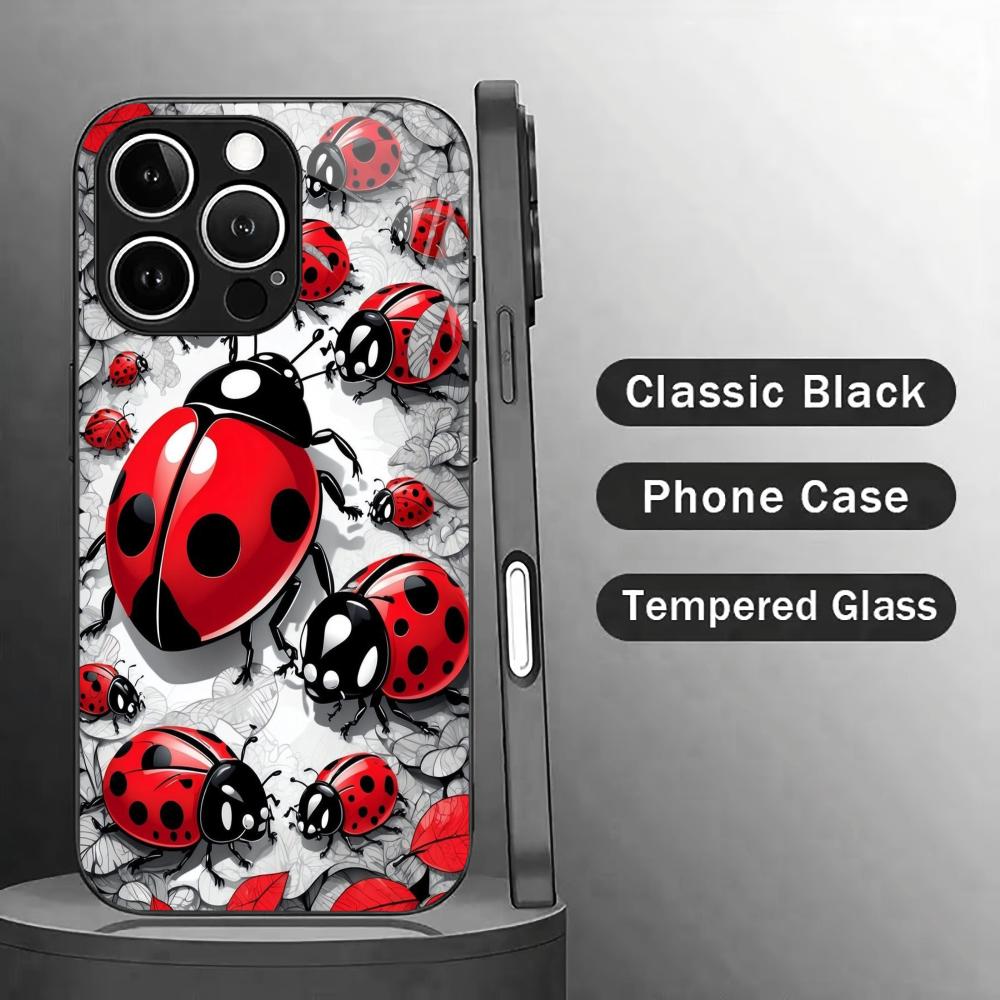 Pc Case Tempered Glass - Etui na telefon z wzorem czerwonej