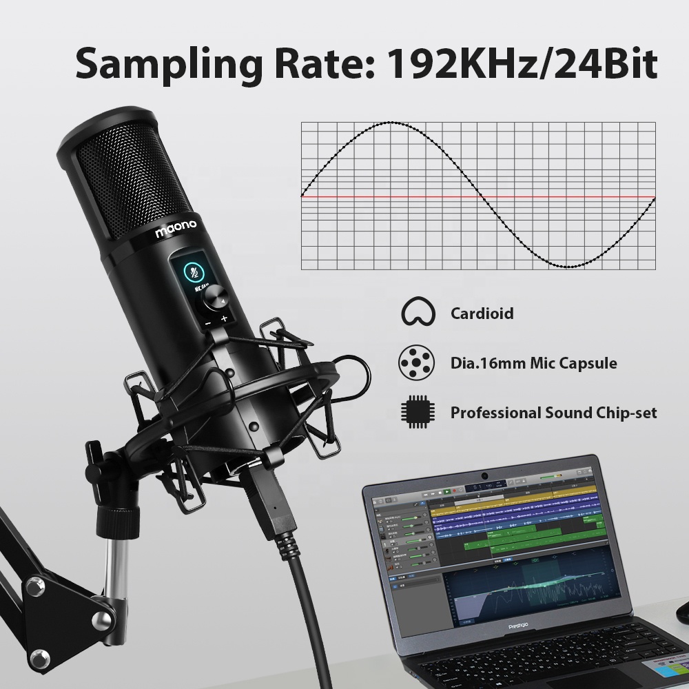Profesjonalny mikrofon USB MAO – Gaming Microphone recenzja i cena