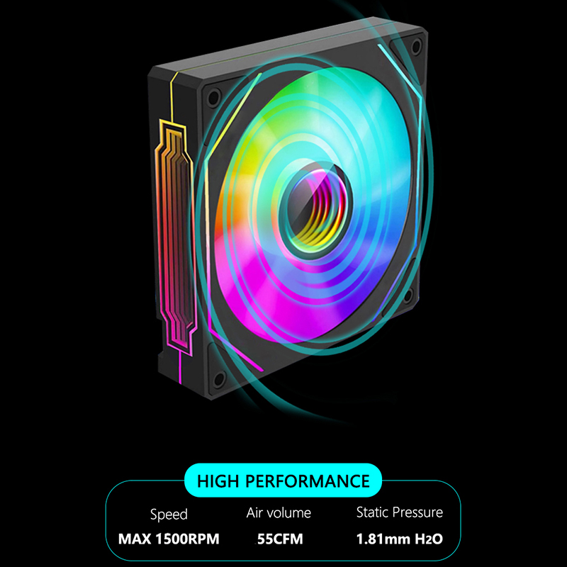 JUMPEAK MS120 120mm Wentylator – Pc Gaming Liquid Cooling recenzja i cena