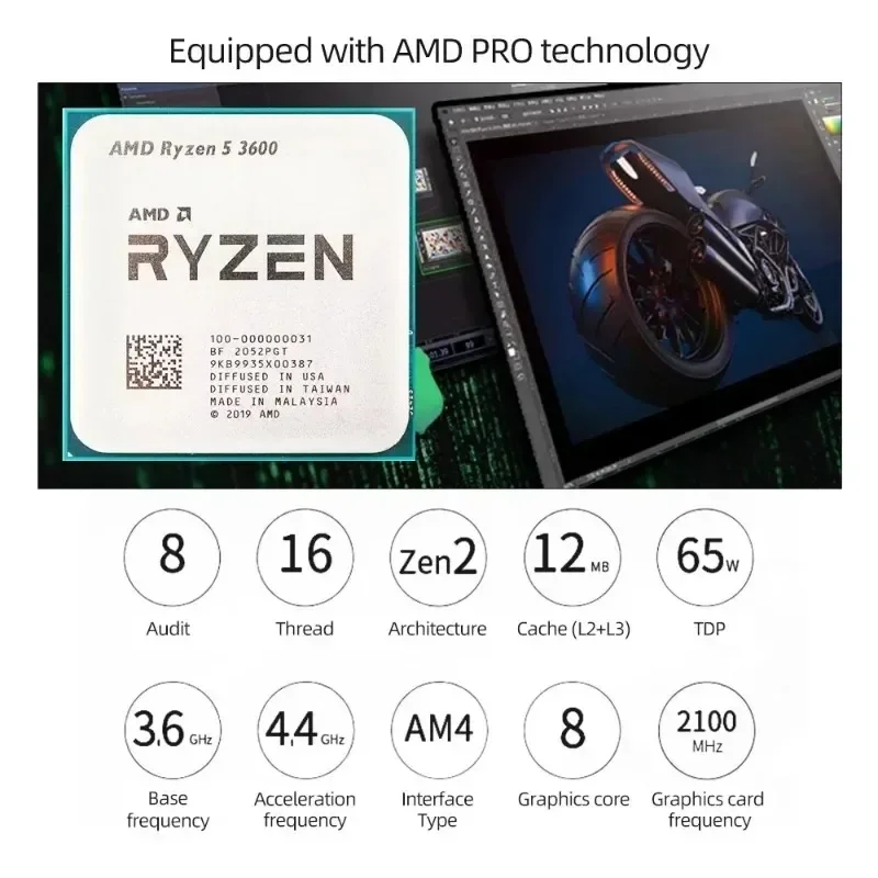 100% Nowy AMD Ryzen 5 R5 3600  – Amd Cpu Ryzen 5 recenzja i cena