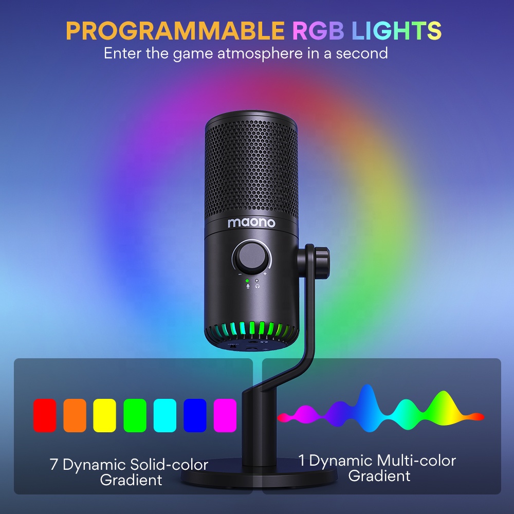 Programowalny mikrofon gamingo – Gaming Microphone recenzja i cena