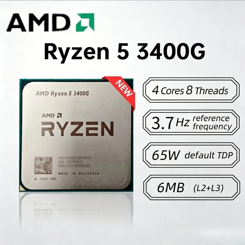 AMD Ryzen 5 3400G 4 rdzenie 8  – Amd Cpu Ryzen 5 recenzja i cena