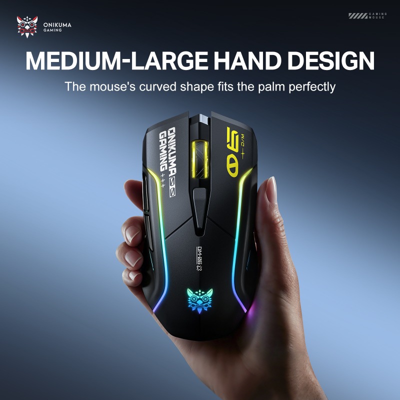Mysz gamingowa ONIKUMA DM06, 3 – Pc Gaming Entry Level recenzja i cena