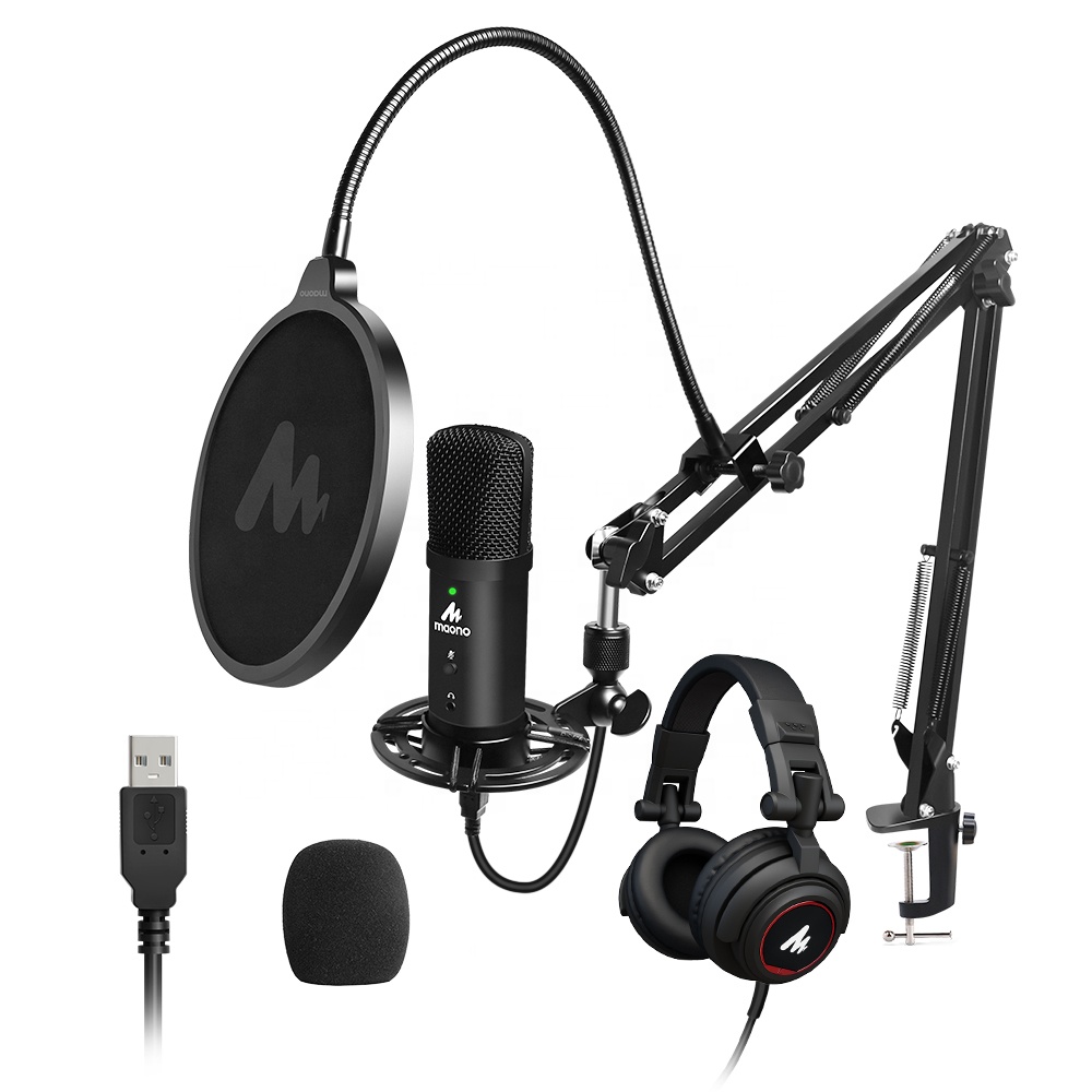 Mikrofon USB MAONO Studio z sł – Gaming Microphone recenzja i cena