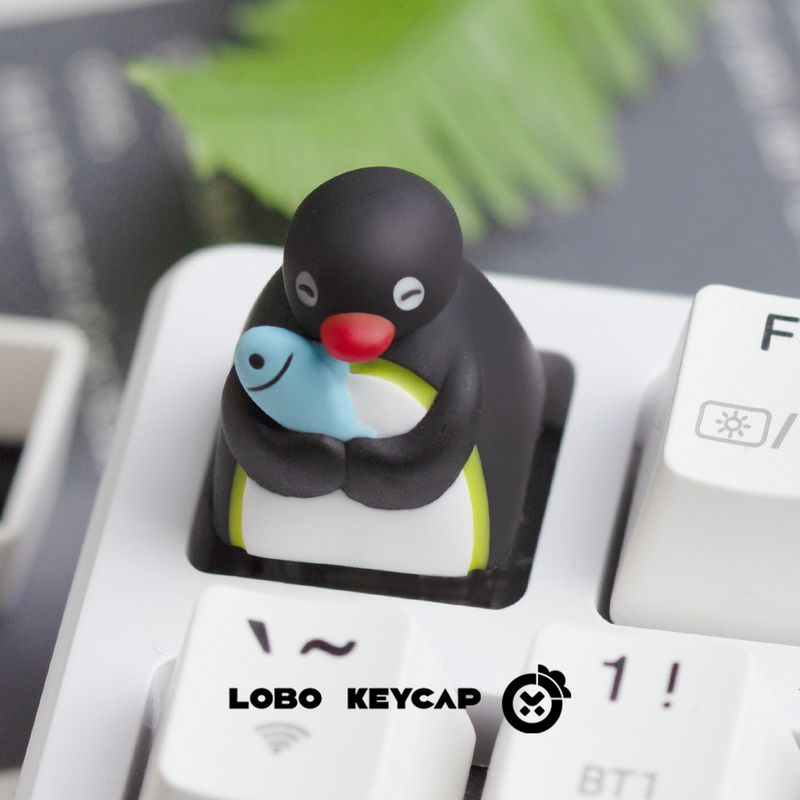 Urocze pingwiny, seria Pingu,  – Custom Keycaps recenzja i cena