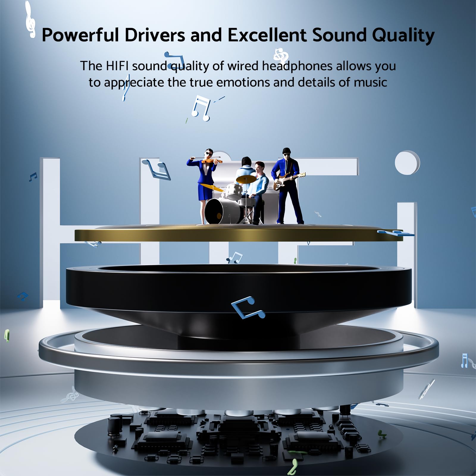 Słuchawki HiFi Surround z mocn – Pc Gaming Earbuds recenzja i cena
