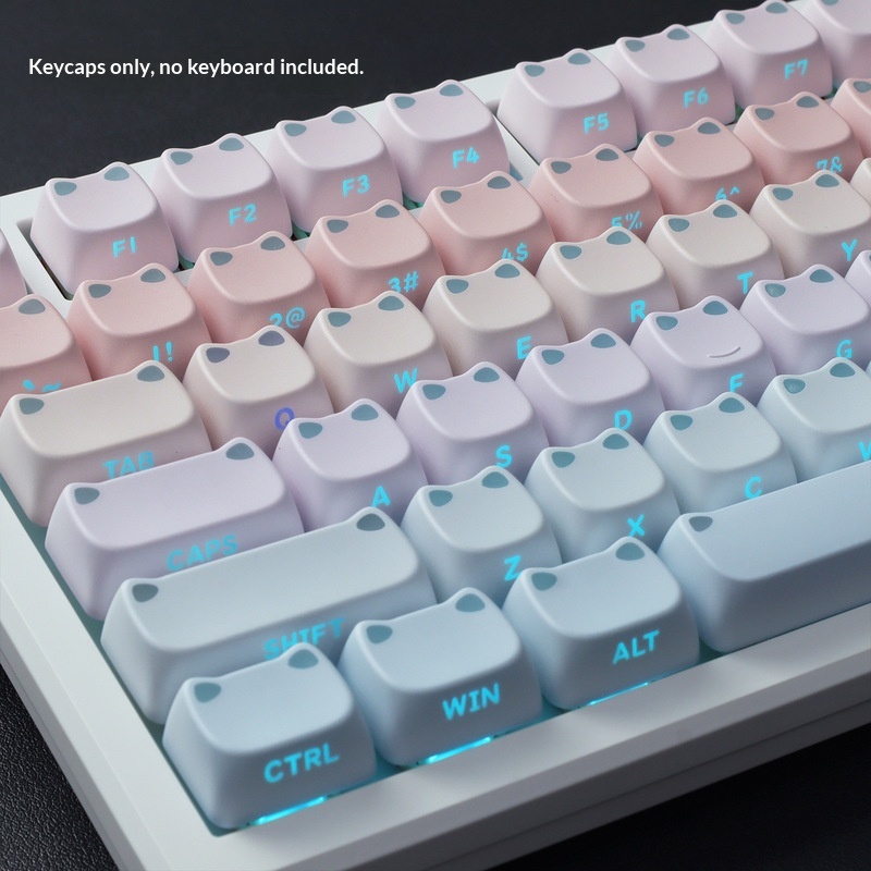 113 klawiszy MAO, przezroczyst – Custom Keycaps recenzja i cena