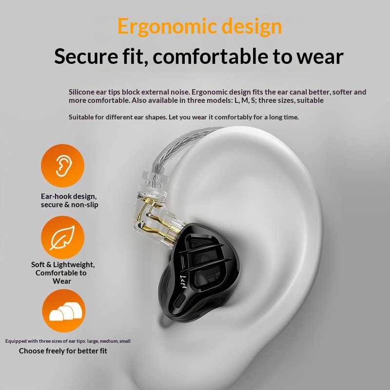 Słuchawki douszne KZ ZAR Hybri – Pc Gaming Earbuds recenzja i cena