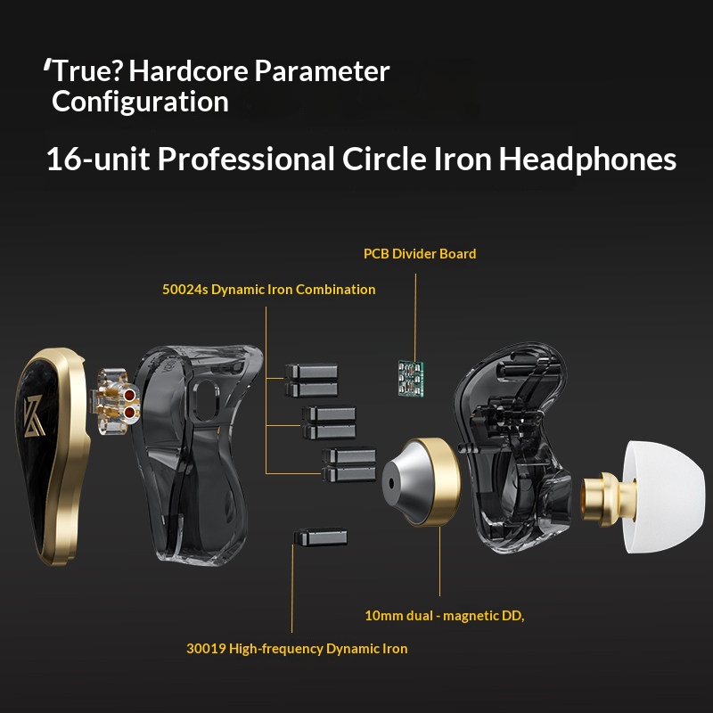Słuchawki przewodowe KZ ZAS Me – Pc Gaming Earbuds recenzja i cena