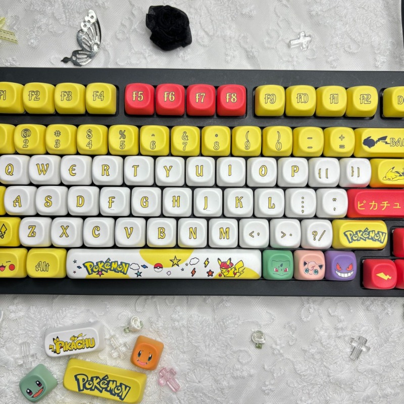 131 Klawisze/Zestaw Anime Poke – Custom Keycaps recenzja i cena