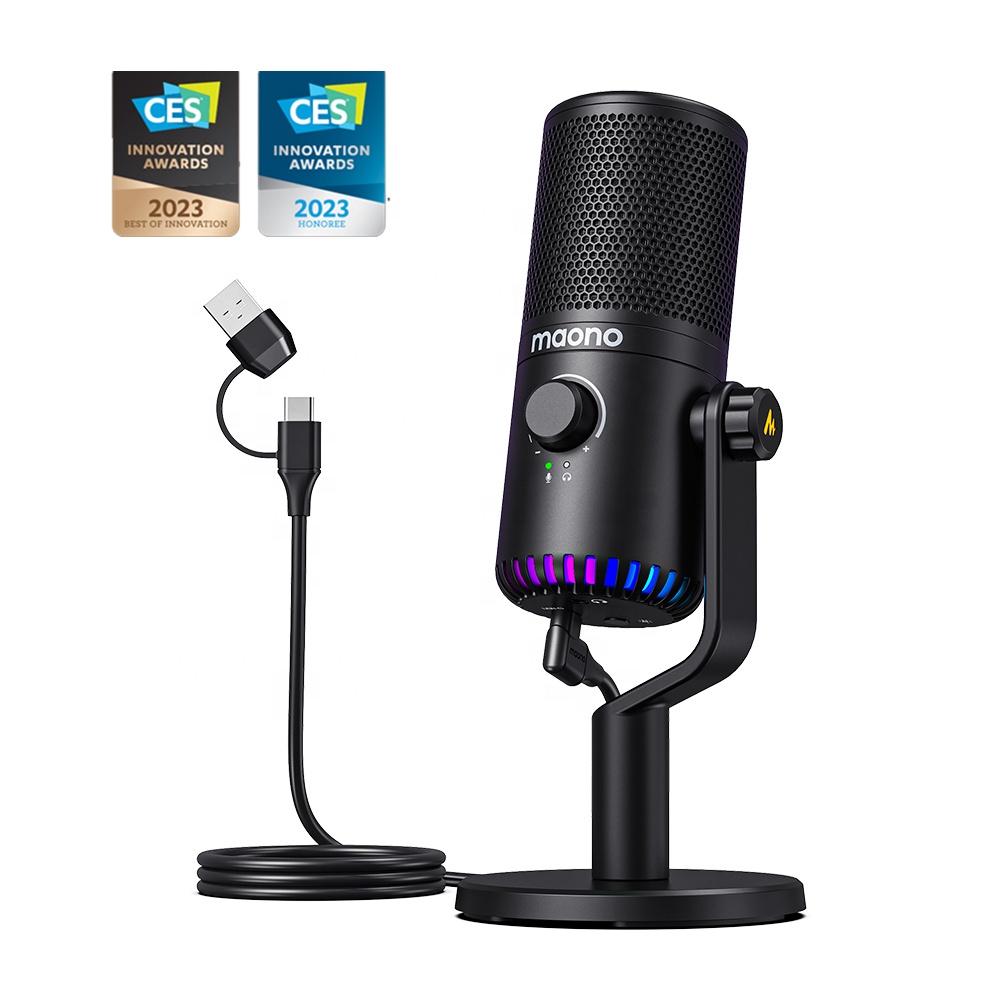 Mikrofon gamingowy Maono DM30  – Gaming Microphone recenzja i cena