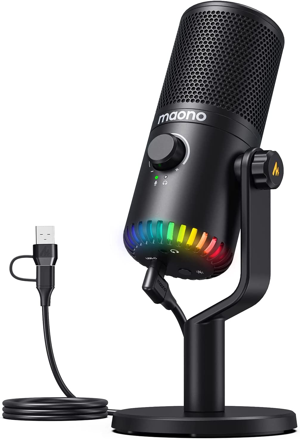 Mikrofon gamingowy Maono DM30  – Gaming Microphone recenzja i cena