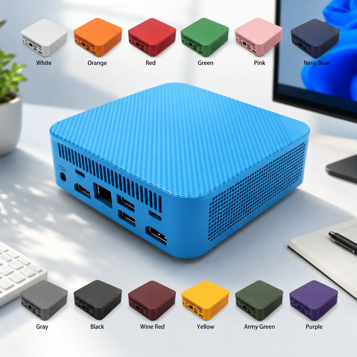 Wysokowydajny kolorowy mini PC – Pc Gaming Video recenzja i cena