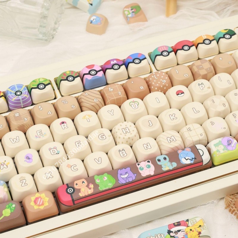 Anime Pokemon Keycaps MOA Wyso – Custom Keycaps recenzja i cena