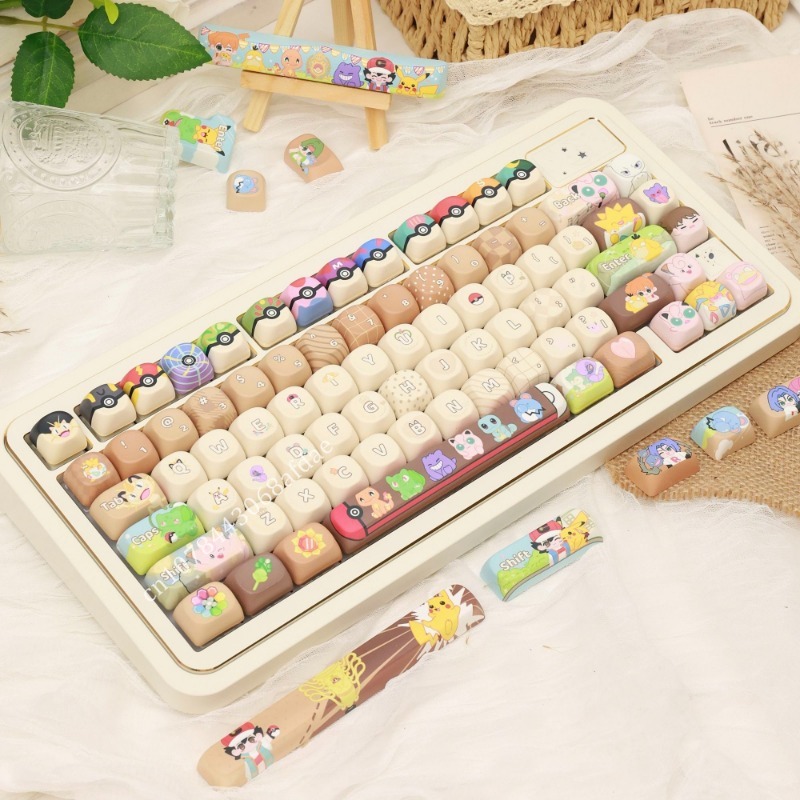 Anime Pokemon Keycaps MOA Wyso – Custom Keycaps recenzja i cena