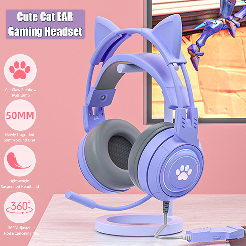 Słuchawki do gier z uchem kota – Pc Gaming Earbuds recenzja i cena