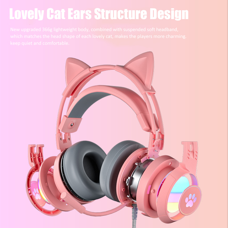Słuchawki do gier z uchem kota – Pc Gaming Earbuds recenzja i cena