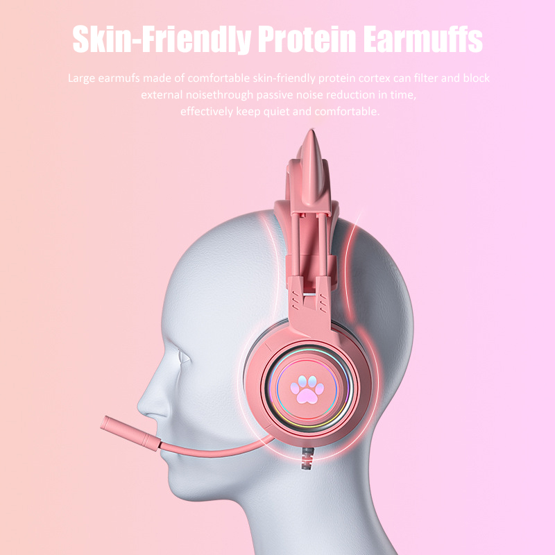 Słuchawki do gier z uchem kota – Pc Gaming Earbuds recenzja i cena
