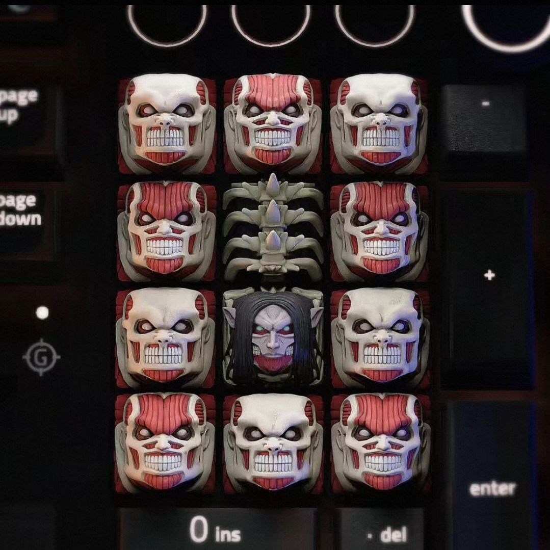Nowy zestaw keycapów Attack on – Custom Keycaps recenzja i cena