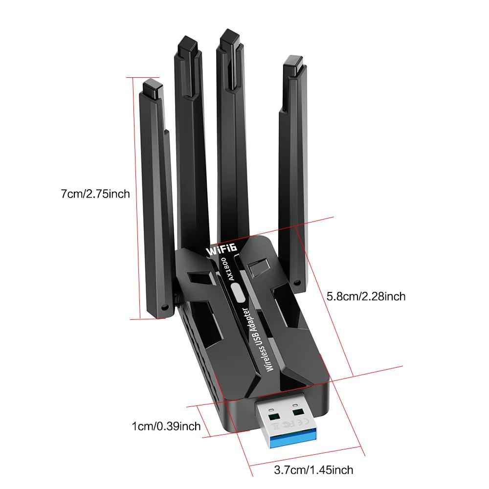 Adapter WiFi 6 USB 3.0 1800 Mb – Pc Gaming Video recenzja i cena