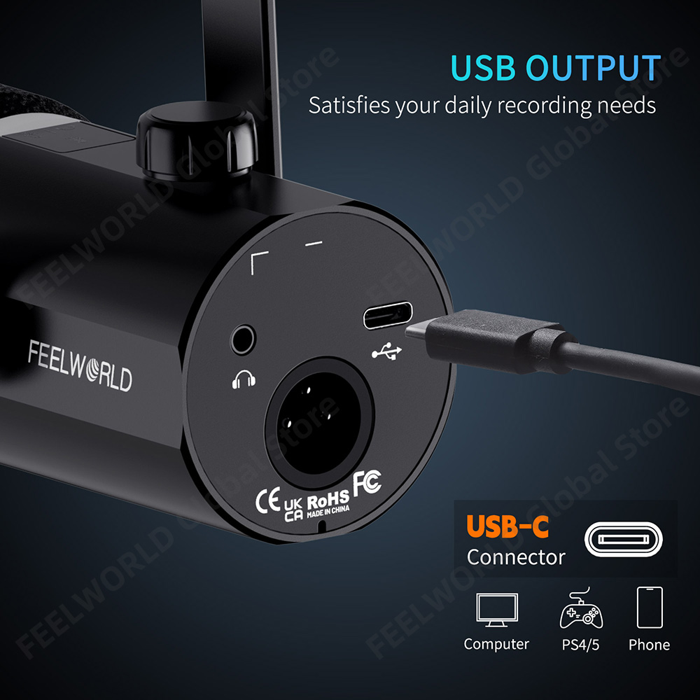 FEELWORLD PM1-XS XLR mikrofon  – Gaming Microphone recenzja i cena