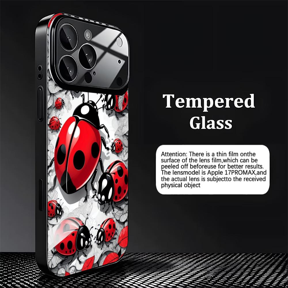 Etui na telefon z wzorem czerw – Pc Case Tempered Glass recenzja i cena