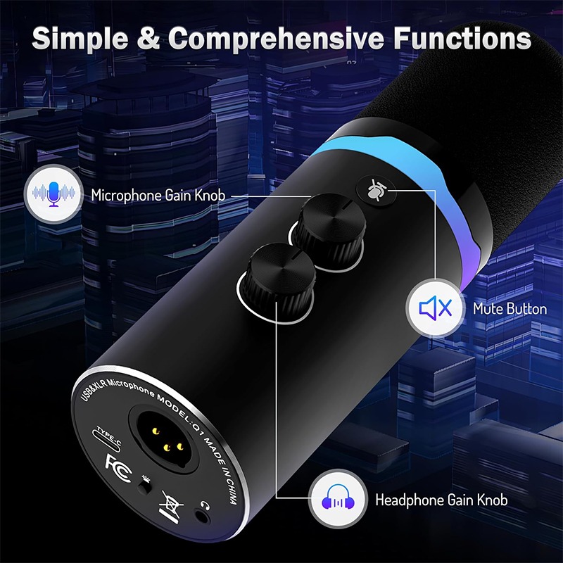 Mikrofon USB do gier z ramieni – Gaming Microphone recenzja i cena